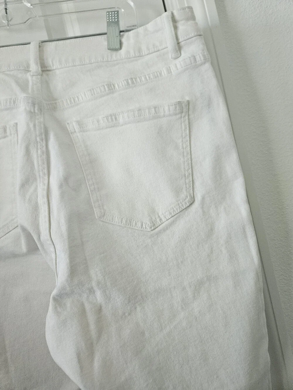 NWT Michael Kors White Selma Flared Jeams Size 14 , 25